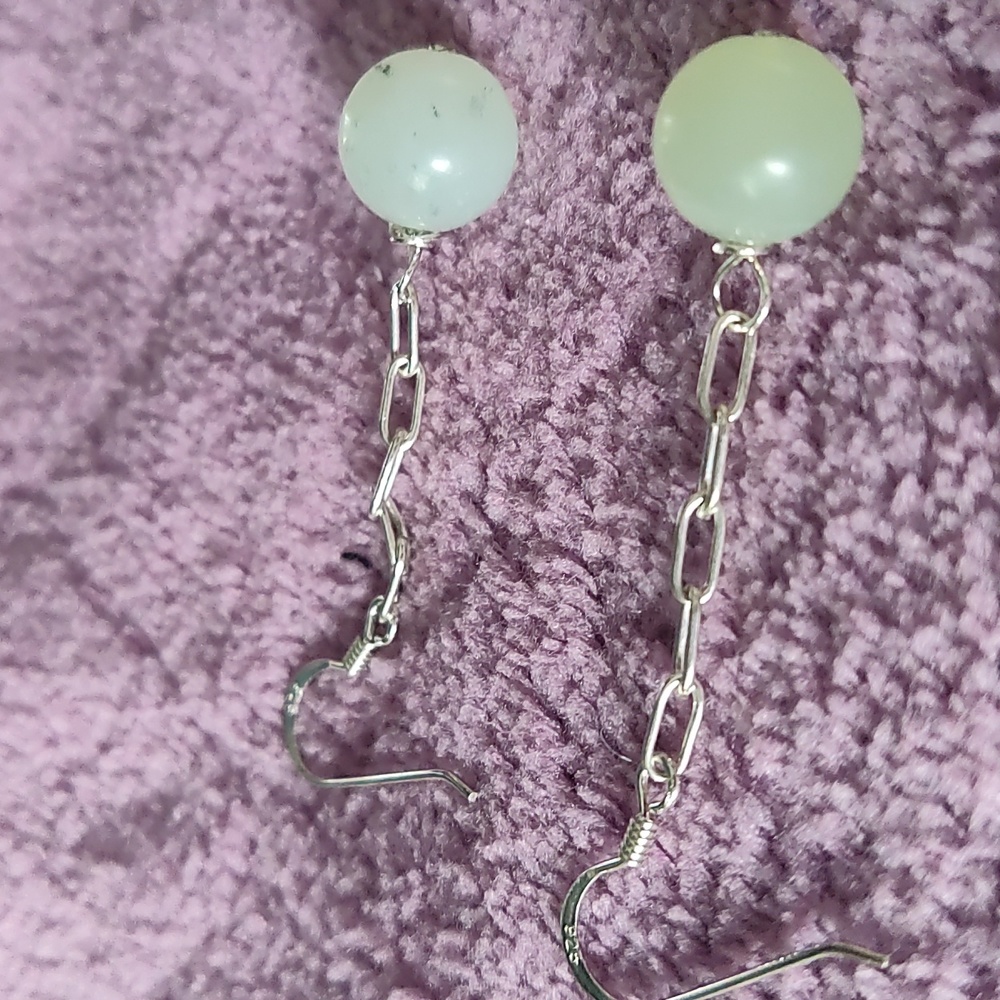 Earrings,925,stone unknown
